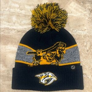 NHL Nashville Predators Pom-Pom Beanie